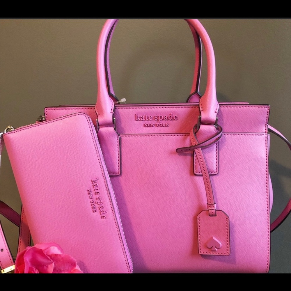 Kate Spade ♠️ satchel + wallet set